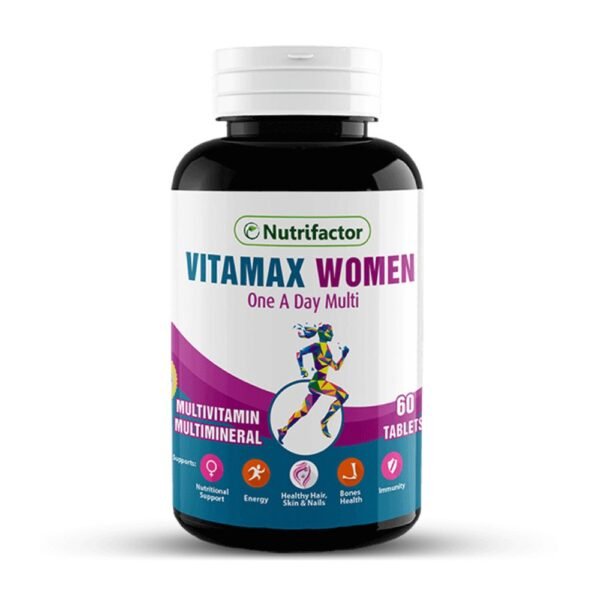Nutrifactor Vitamax Women One A Day Multi 60 Tablets (Multivitamin and Multimineral)