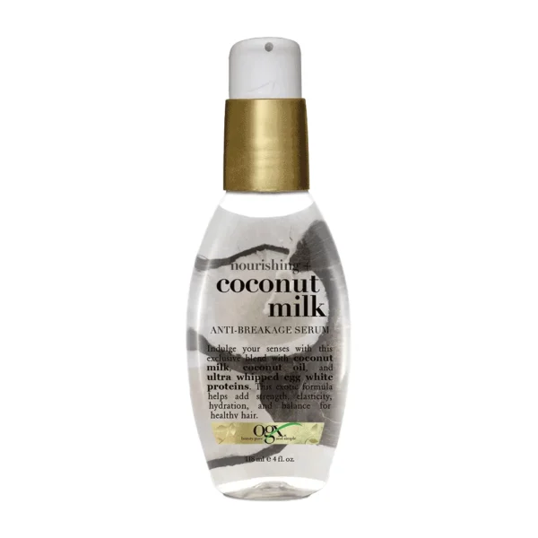 OGX Coconut Milk, Anti-Breakage Serum 4 FL Oz 118ml