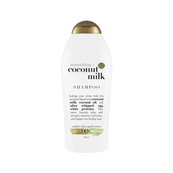 OGX Nourishing + Coconut Milk Shampoo, 25.4 fl Oz