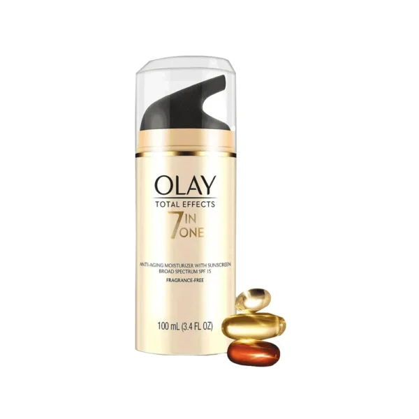 OLAY Total Effects 7-in-1 Anti Aging Moisturizer with Sunscreen SPF 15, 3.4 fl oz