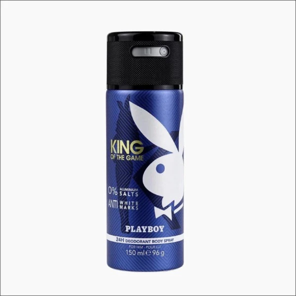 Playboy King Of The Game 24Hour Deodorant Spray For Him 150ml