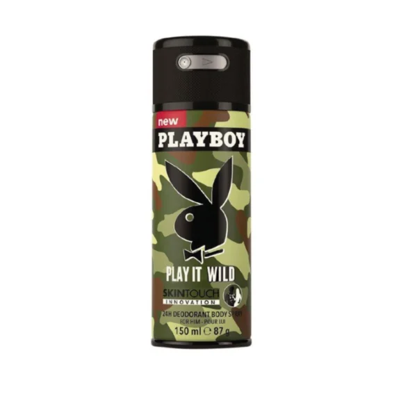 Playboy Play It Wild Deodorant Body Spray For Men 150 ML