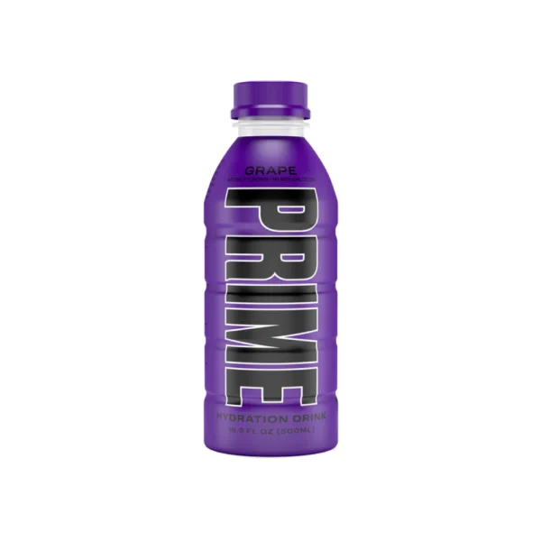 Prime Hydration Drink Grape 16.9 fl oz 500 ml Bottle