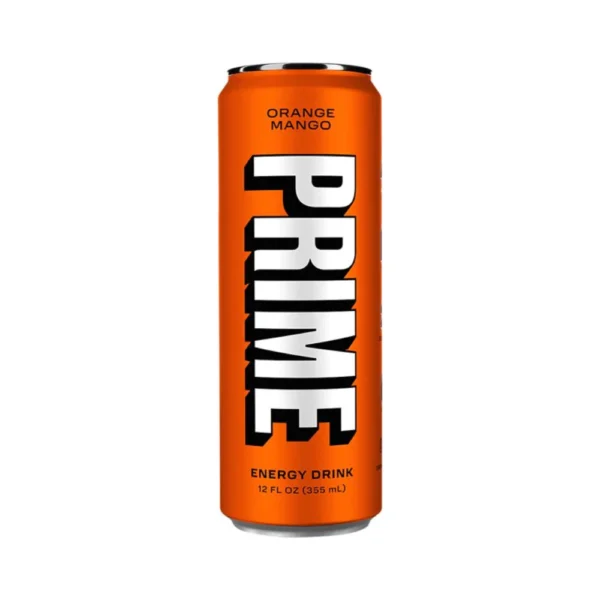 Prime Orange Mango Energy Drink 12 Fl oz 355 ml