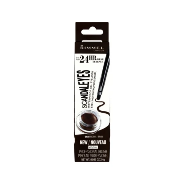 Rimmel Scandaleyes Water Proof Gel Eye Liner Brown 034-002