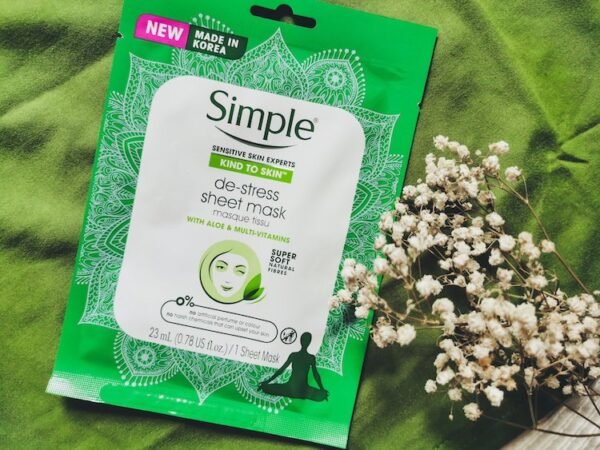 Simple Sensitive Skin Experts Kind To Skin De-Stress Sheet Mask 23 ml