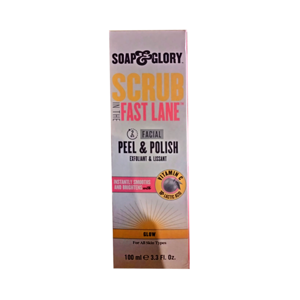 Soap & Glory Sculp Fast Lane Facial Peel & Polish, Exfoliant And Lissant 3.3 Fl Oz