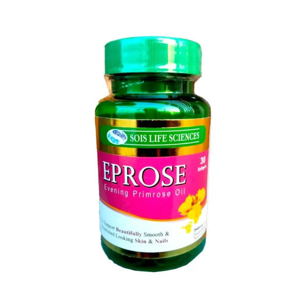 Sois Life Science Eprose Evening Primrose Oil(To Support Beautifully Smooth & Nourished Looking Skin and Nails) 30 Softgels
