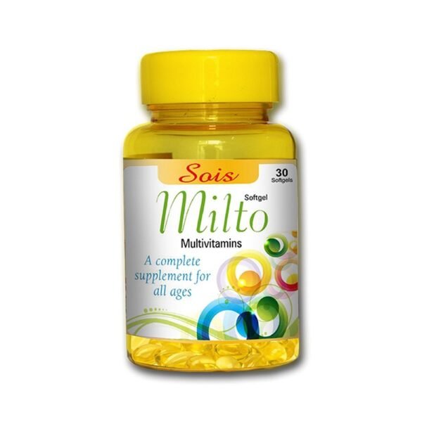 Sois Milto Multivitamins A Complete Supplement For All Ages 30 Softgels