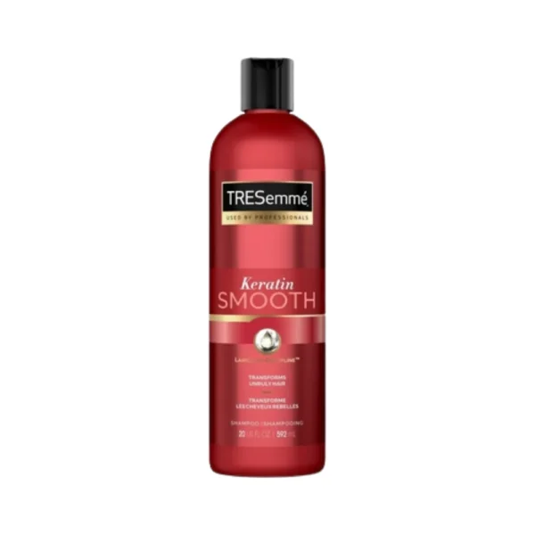 TRESemme keratin smooth shampoo lamellar-descipline unruly hair 20 fl oz (592 ml)