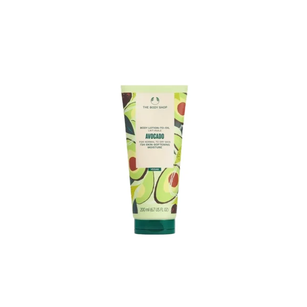 The Body Shop Avocado Body Lotion To Oil, 6.7 FL Oz