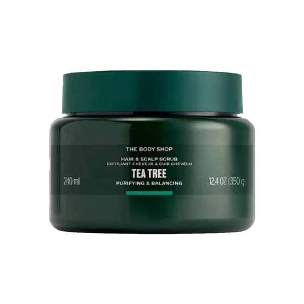 The Body Shop Tea Tree Purifying & Balancing Hair & Scalp Scrub 240ml 12.4 OZ 352g