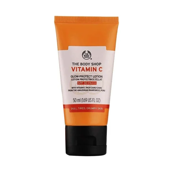 The Body Shop Vitamin C Glow Protect Lotion (SPF 30 PA+), 50ml 1.69 FL Oz