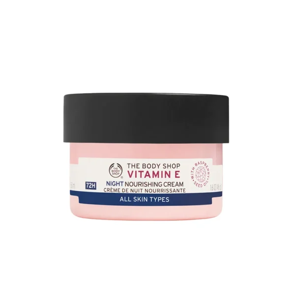 The Body Shop Vitamin-E Night Nourishing Cream, 1.6 FL Oz