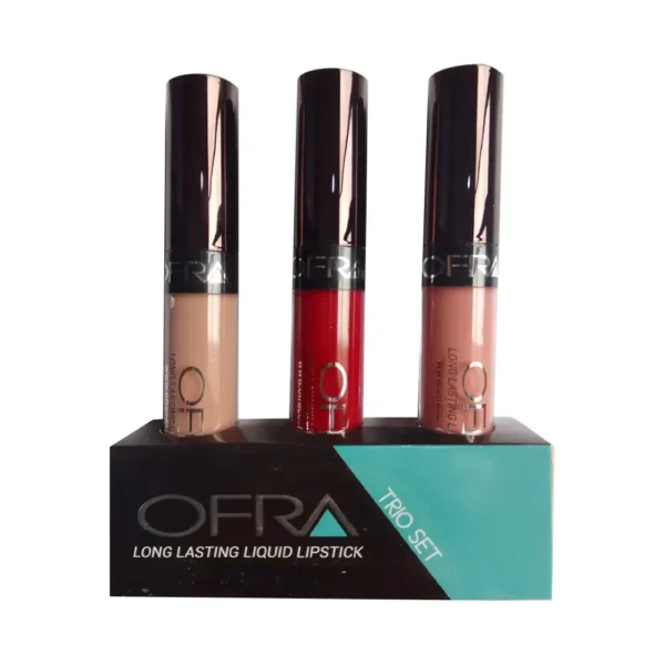 Ofra Long Lasting Liquid Lipstick Trio Set The Nudes