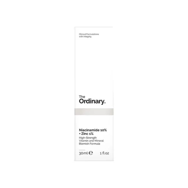 The Ordinary Niacinamide 10% + Zinc 1% High Strength Vitamin And Mineral Blemish Formula 1 Oz 30ML