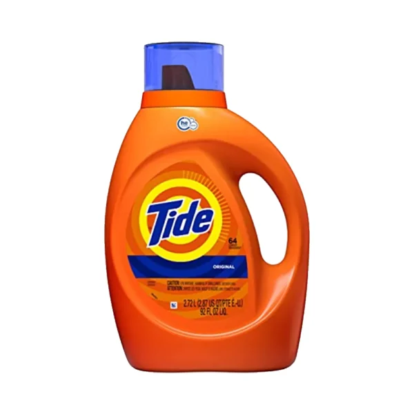 Tide Liquid Original, Laundry Detergent, 64 loads Brassees, HE Compatible, (2.72 L) 92 FL.OZ LIQ