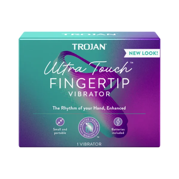 Trojan Ultra Touch Fingertip 1 Vibrator, The Rythm Of Your Hand, Enhanced