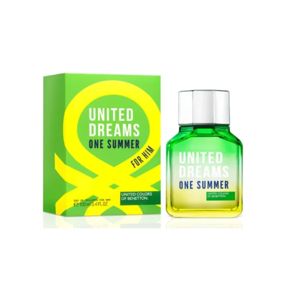 Benetton 2018 One Summer Him Eau De Toilette for Him 100ml