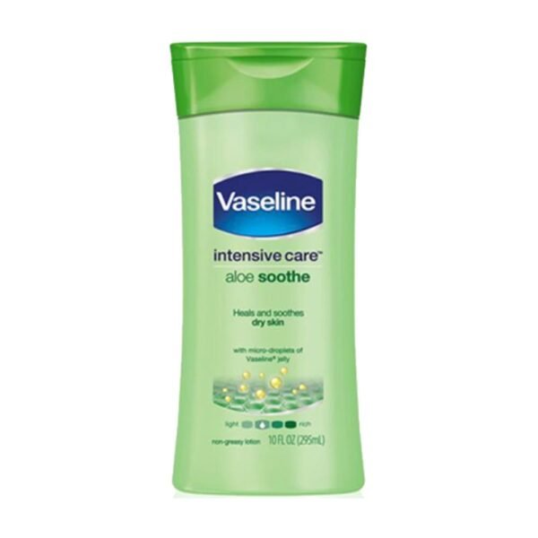 Vaseline Intensive Care Body Lotion, Aloe Soothe 10 oz