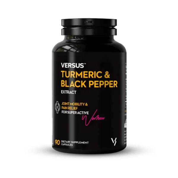 Versus Turmeric & Black Pepper Extract For Joint Mobility And Pain Relief, 90 Capsules