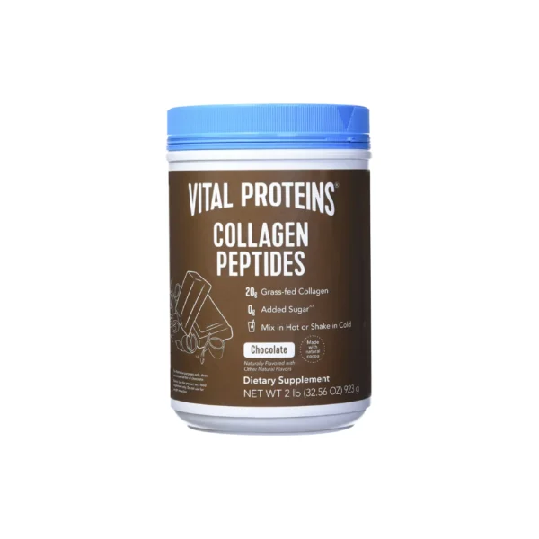 Vital Protein Collagen Peptides, Grass Fed, Dietary supplement Gluten, Chocolate, 32.56 Oz