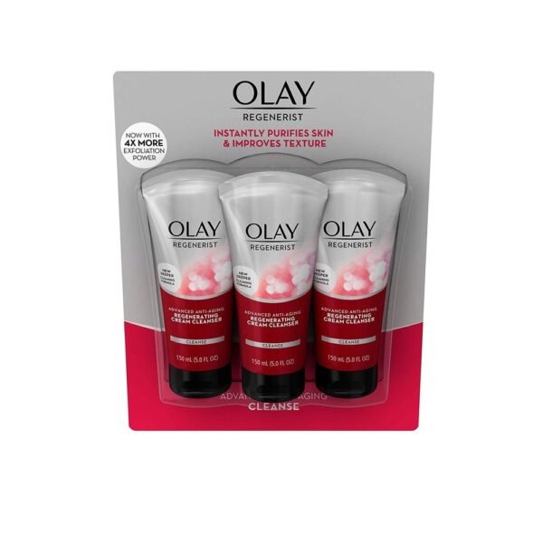 OLAY Regenerist Regenerating Cream Cleanser with Advanced Anti-Aging Formula, 5.0 fl. oz.