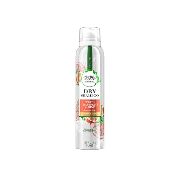 Herbal Essences Dry Shampoo, White Grapefruit & Mint With Aloe & Sea Kelp for Clean Volume, 4.9 oz.