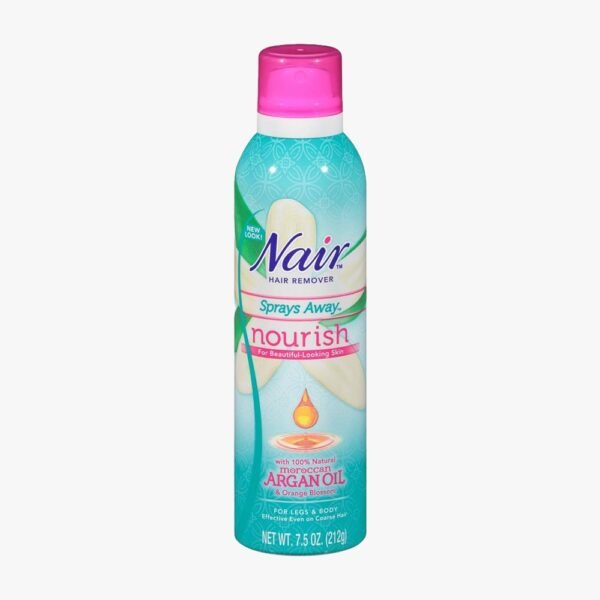 Nair Hair Remover Spray Away Nourish with Morocon Argon Oil 7.5 Oz (212 g)