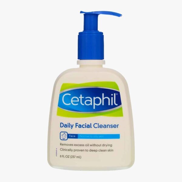 Cetaphil Daily Facial Cleanser For Face Normal to oily skin 8 fl oz (237 ml)