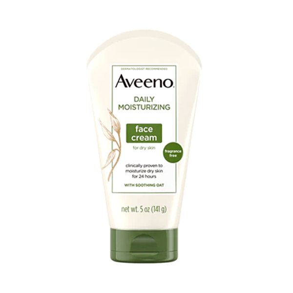 Aveeno Daily Moisturizing Face Cream For Dry Skin With Soothing Oat 5 OZ (141g)