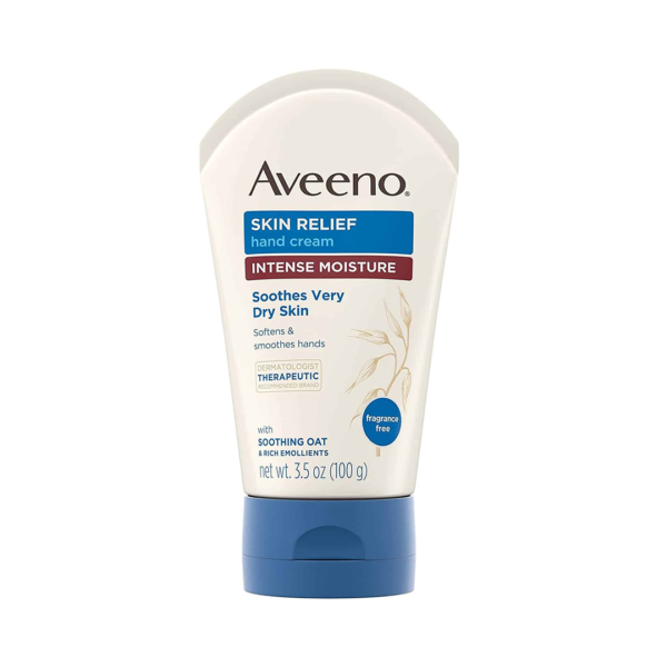 Aveeno Skin Relief Hand Cream intense Moisture With Soothing Oat & Rich Emollients Soothes Very Dry Skin 3.5 FL.OZ (100g)