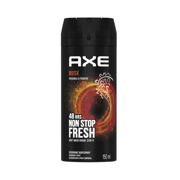 AXE Musk Patcholi & Fougere 48hrs Non Stop Fresh Spray 150ml