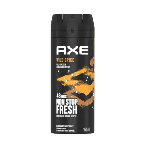 AXE Wild Spice & Cedarwood Scent 48hrs non stop Fresh Spray 150ml