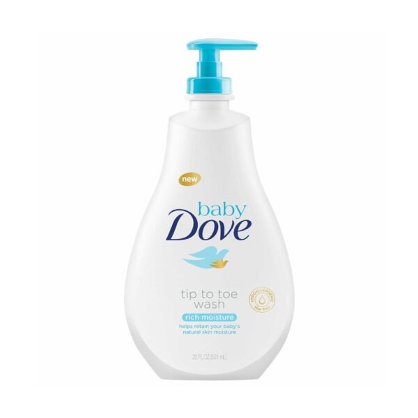 Dove Baby Wash Tip To Toe, Rich Moisture 20 FL.OZ (591ml)