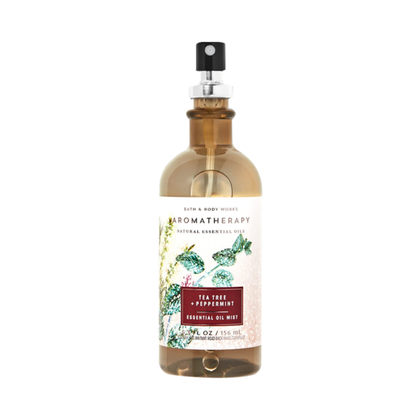 Bath & Body Works Aromatherapy, Natural Essential Oils Mist, Tea Tree & Peppermint 5.3 Fl.OZ (156ml)