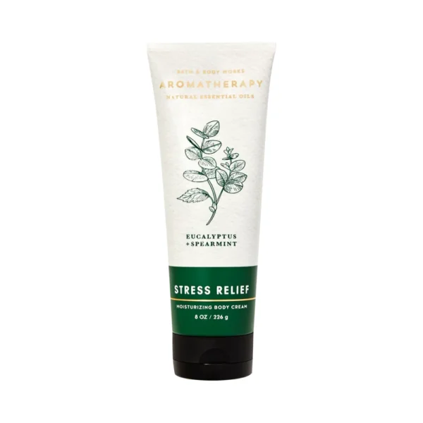 Bath & Body Works Aromatherapy Stress Relief Eucalyptus Spearmint Body Cream 8 oz