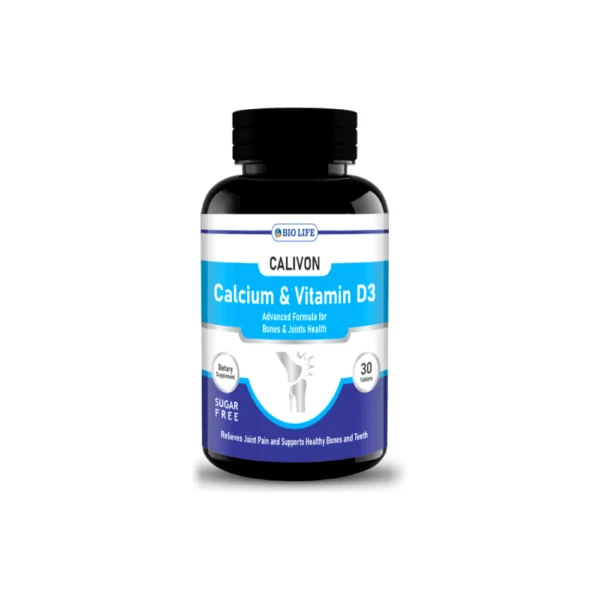 Bio Life Calivon Calcium Vitamin D3 Formula 30 Tablets