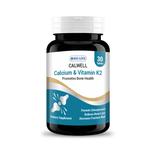 Bio Life Calwell Calcium Vitamin K-2 30 Tablets