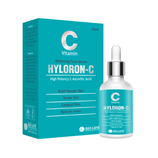 Bio Life Hyloron C Serum Vitamin C High Potency L-Ascorbic Acid 25 ml