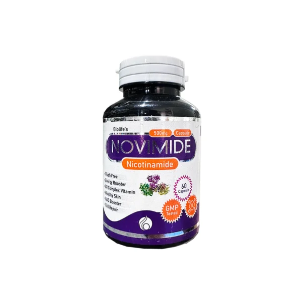 Bio Life Novimide Nicotinamide 500mg 60 Capsules