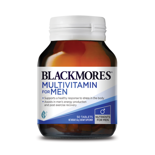 Blackmores, Multivitamin For Men Dietary Supplement, 50 Tablets