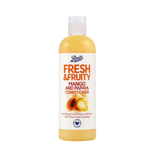 Boots Fresh & Fruity Mango And Papaya Conditioner, Smoothing & Revitalising Conditioner