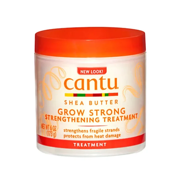 Cantu Grow Strong Strengthening Treatment with Shea Butter, 6 oz (173g)