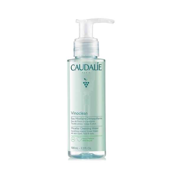 Caudalie Vinoclean Micellar Cleansing Water for Face and Eyes 100 Ml