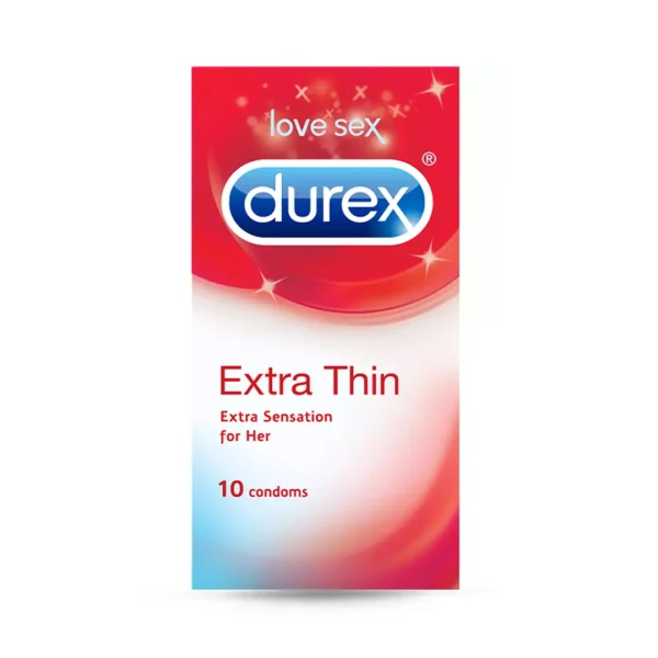 Durex Extra Thin Extra Sensation For Her 10 Condoms