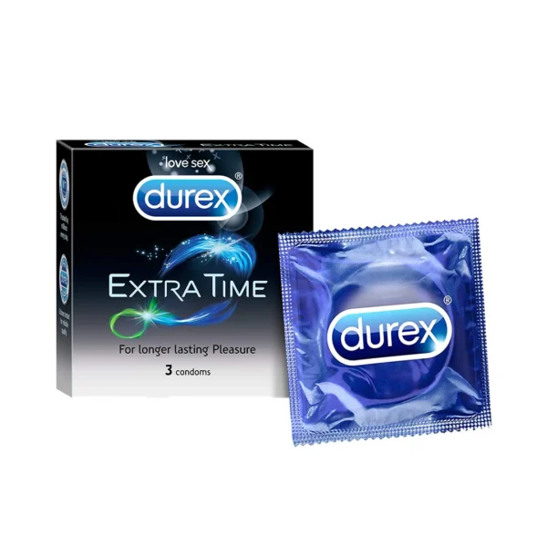 Durex Extra Time For Longer Lasting Pleasure 3 Condoms