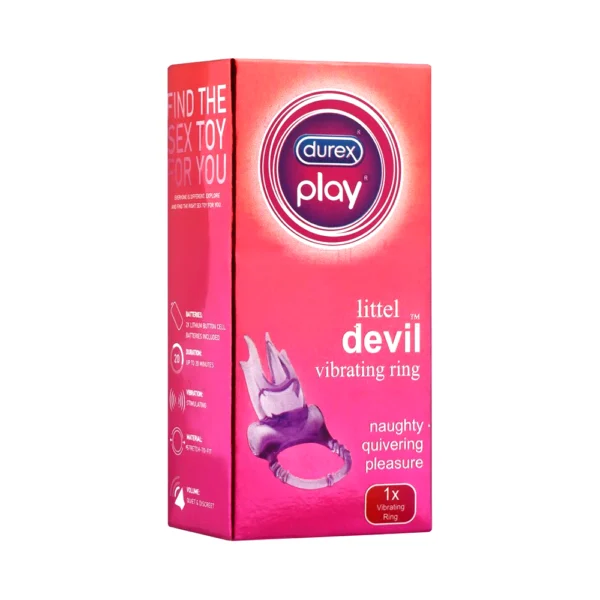 Durex Play Little Devil Vibrating Ring Naughty Quivering Pleasure 1X Vibrating Ring
