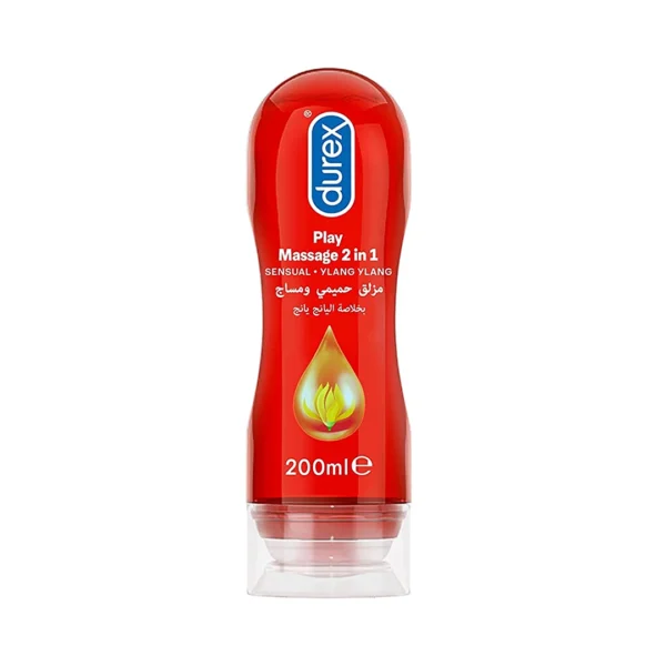 Durex Massage & Play 2 in 1 Lubricant Sensual with Ylang Ylang 200ml