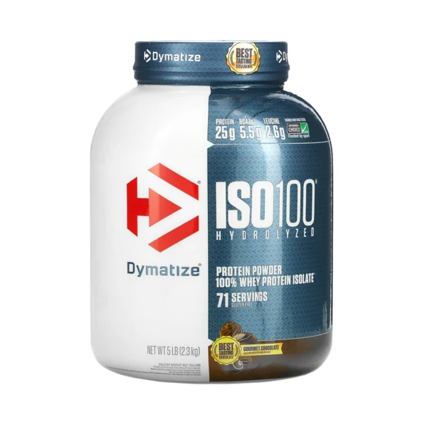 Dymatize ISO100 Hydrolyzed Protein Powder 100% Whey Protein Isolate, 5Lb